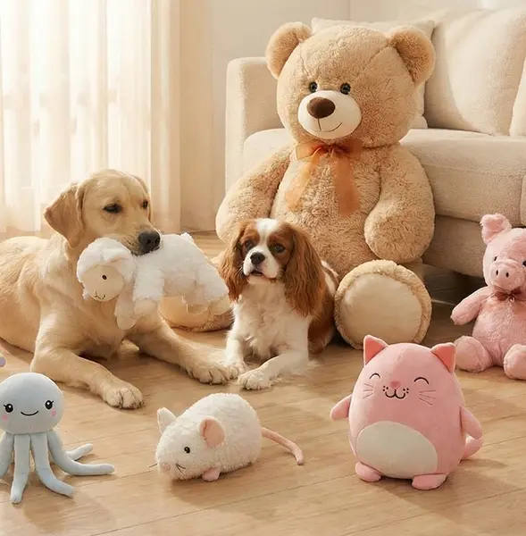 Des peluches personnalisées, créant une chaleur exclusive