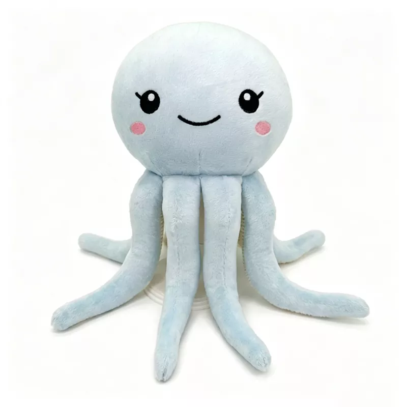Joli jouet en peluche poulpe bleu bébé Joli jouet en peluche poulpe bleu bébé