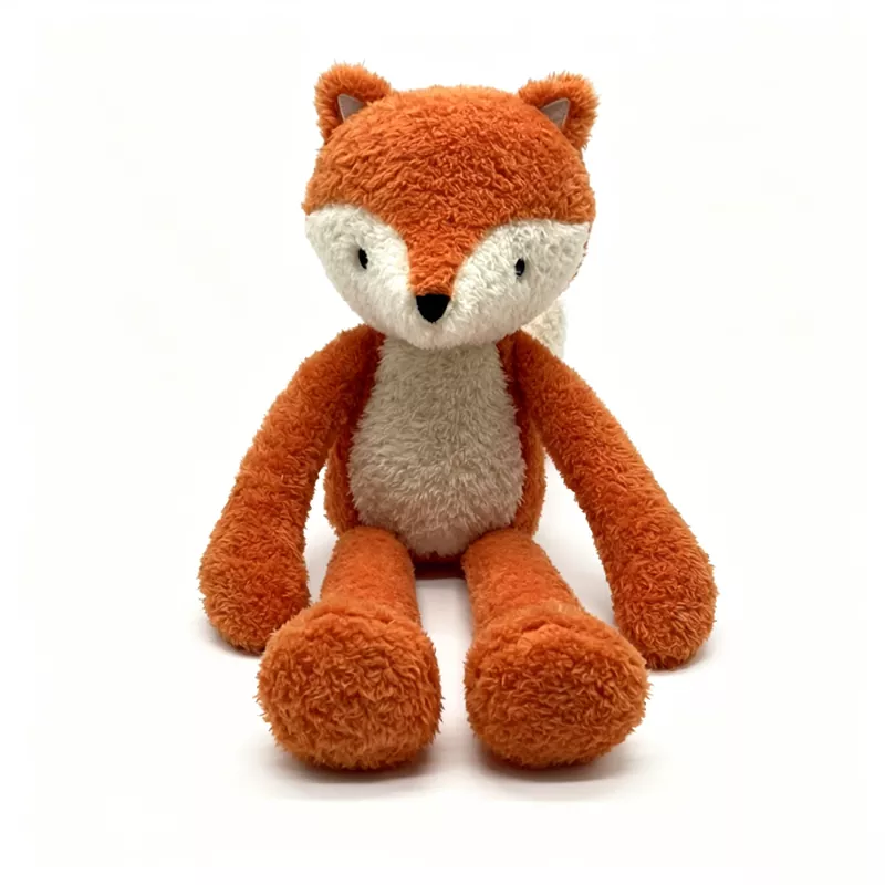 Peluche en forme d'animal renard à longues pattes Peluche en forme d'animal renard à longues pattes