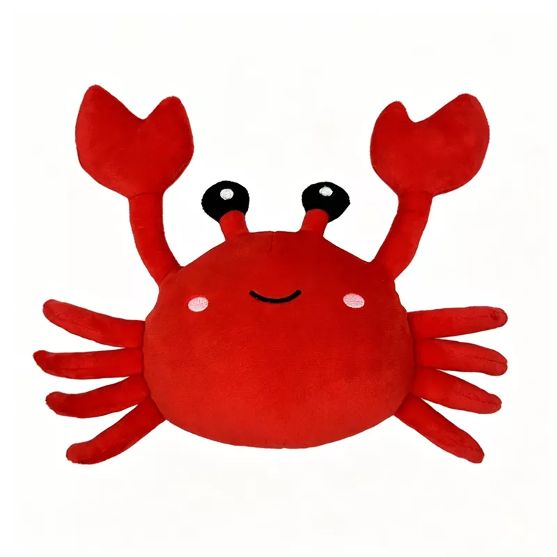 Peluche en forme d'animal crabe rouge Peluche en forme d'animal crabe rouge