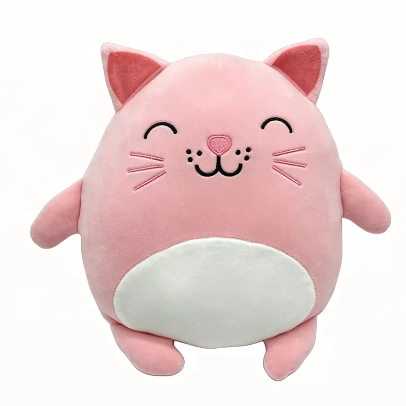 Jouet spongieux en peluche pour chat étiré